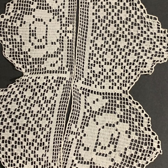 Lace Trim Handmade White Antique - Picture 8 of 10